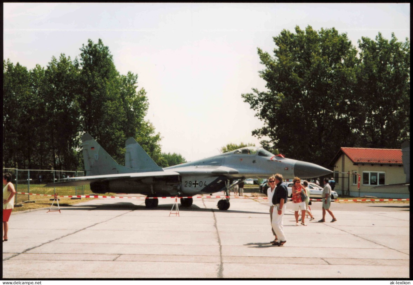 Kampfjet Vom Typ MiG-29 Bundeswehr Flugzeug 1980 Privatfoto - Ausrüstung