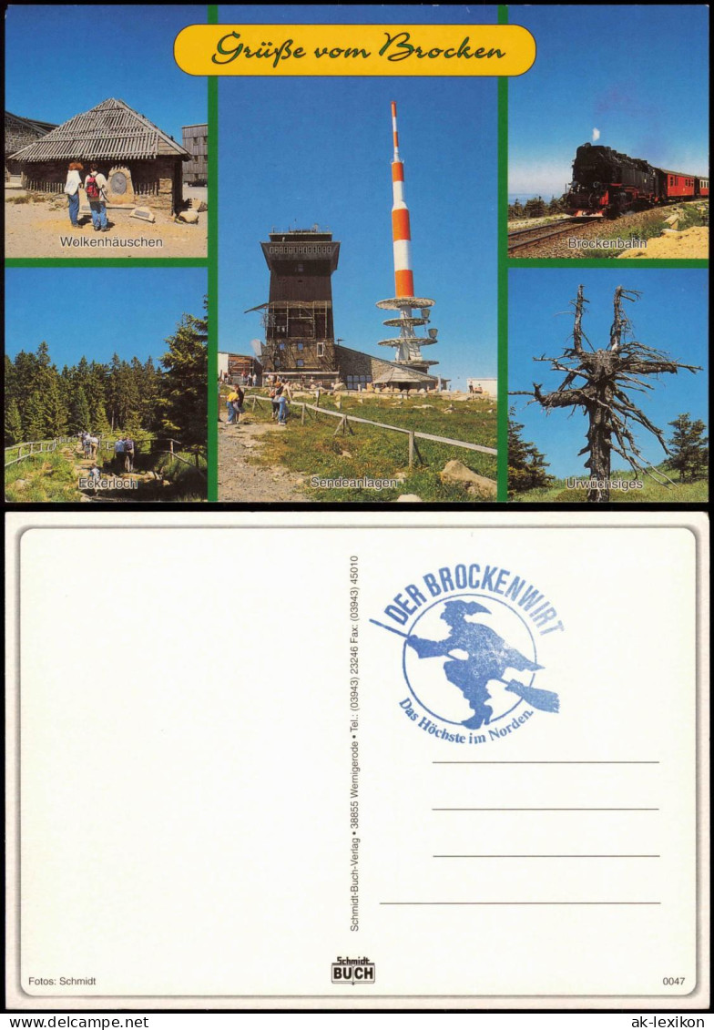 Ilsenburg (Harz) Mehrbildkarte Mit Brockenbahn Wolkenhäuschen Eckerloch 2000 - Other & Unclassified
