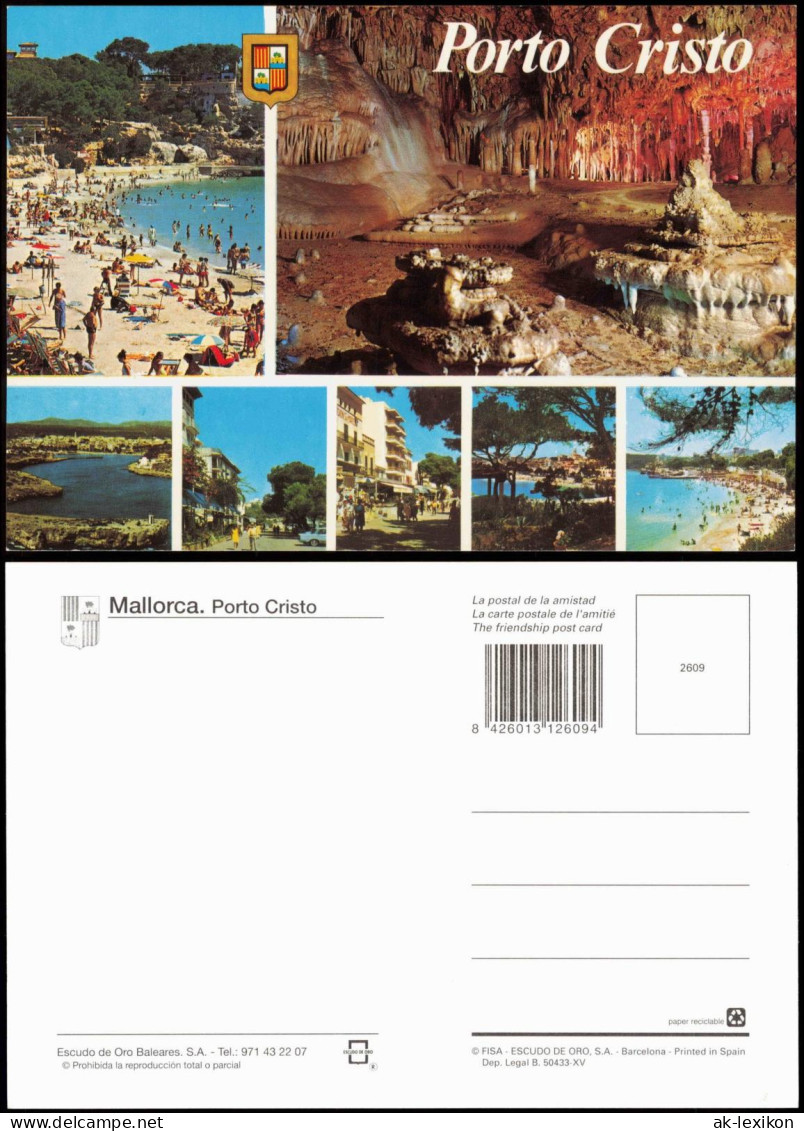 Postales Porto Cristo (Mallorca) Mehrbildkarte Mit Ortsansichten 2000 - Autres & Non Classés