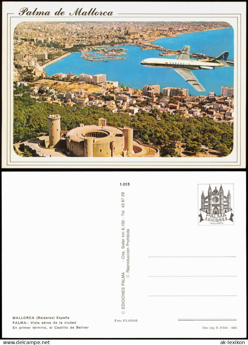 Palma ( De Mallorca) Luftbild Luftaufnahme (Baleares) España 1980 - Otros & Sin Clasificación