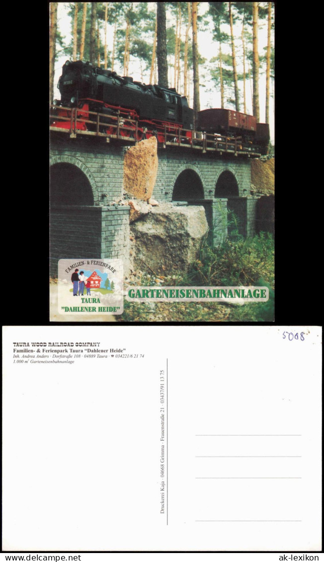 WOOD RAILROAD COMPANY Familien- & Ferienpark Taura "Dahlener Heide" 2000 - Eisenbahnen
