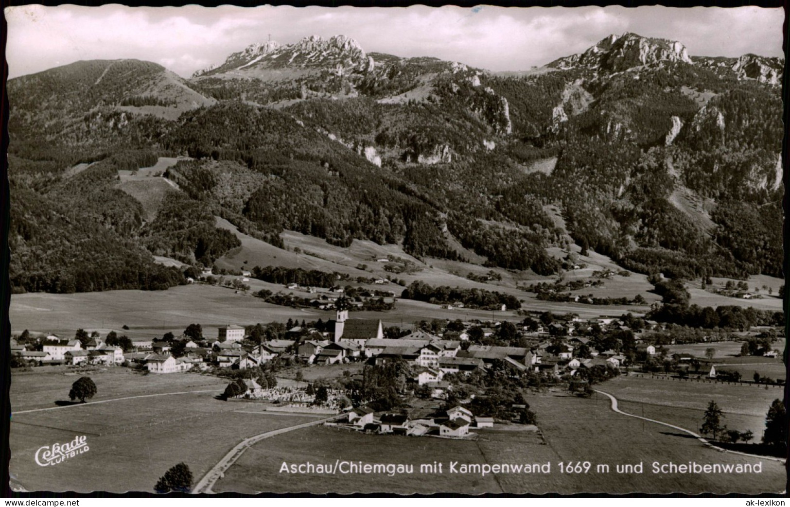 Ansichtskarte Aschau Im Chiemgau Luftbild Chiemgau 1965 - Autres & Non Classés