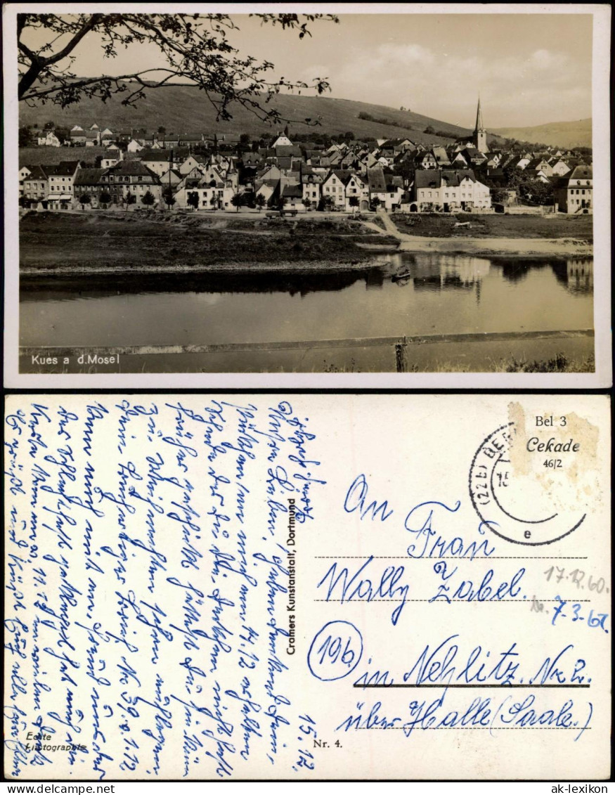 Bernkastel-Kues Berncastel-Cues Blick Auf Die Stadt - Fotokarte 1946 - Bernkastel-Kues