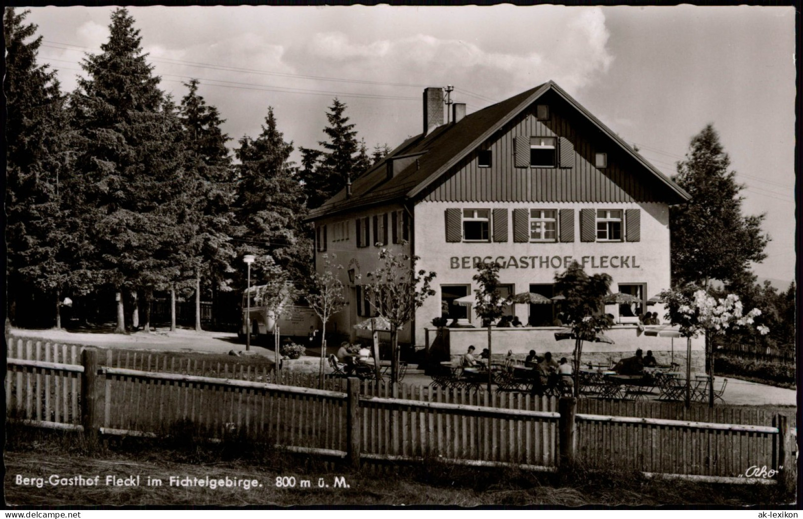 Fleckl-Warmensteinach Berg-Gasthof Fleckl Fichtelgebirge. 800 M ü. M. 1961 - Autres & Non Classés