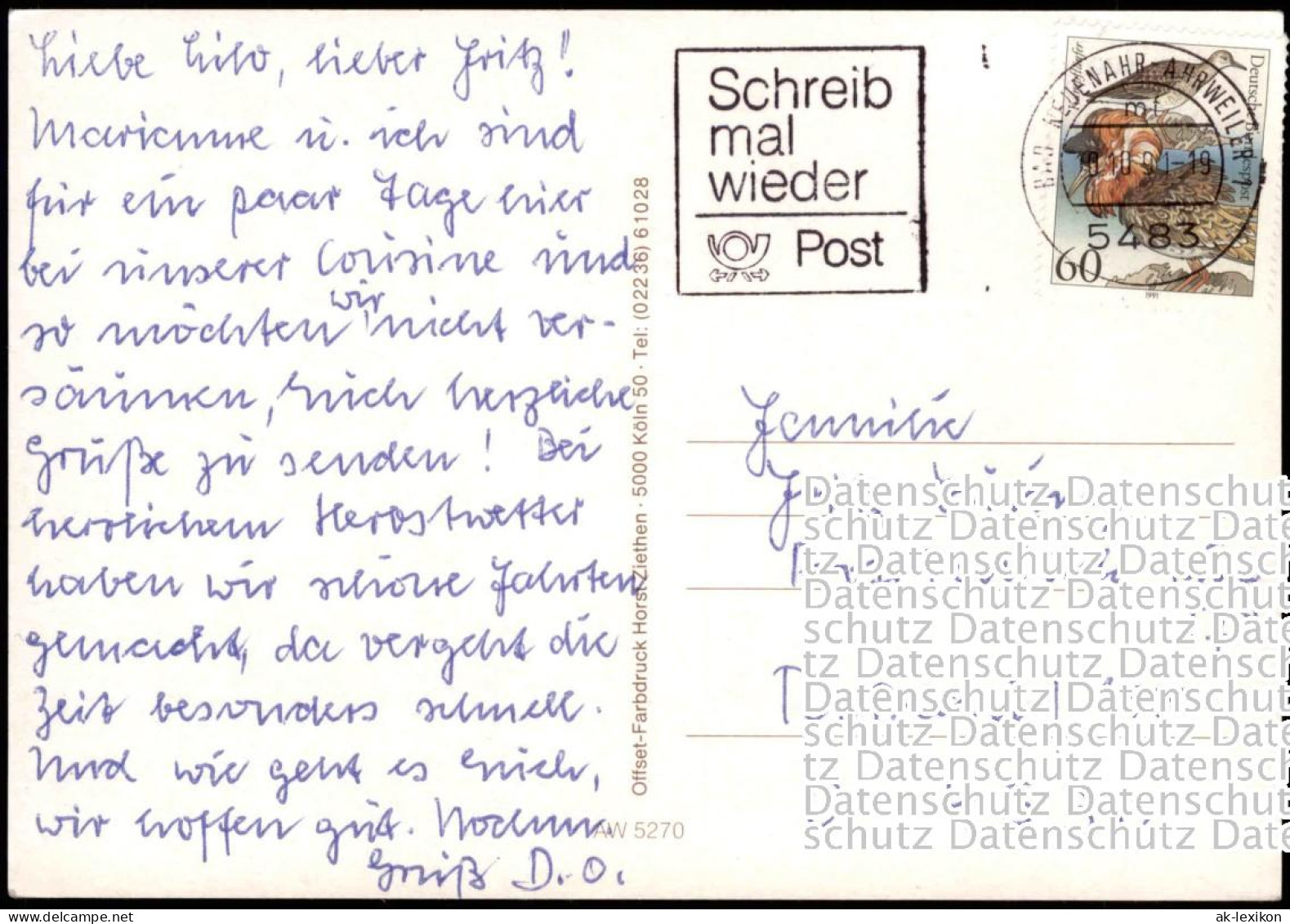 Bad Neuenahr Ahrweiler Mehrbildkarte Mit Orts- Und Stadtteilansichten 1991 - Bad Neuenahr-Ahrweiler
