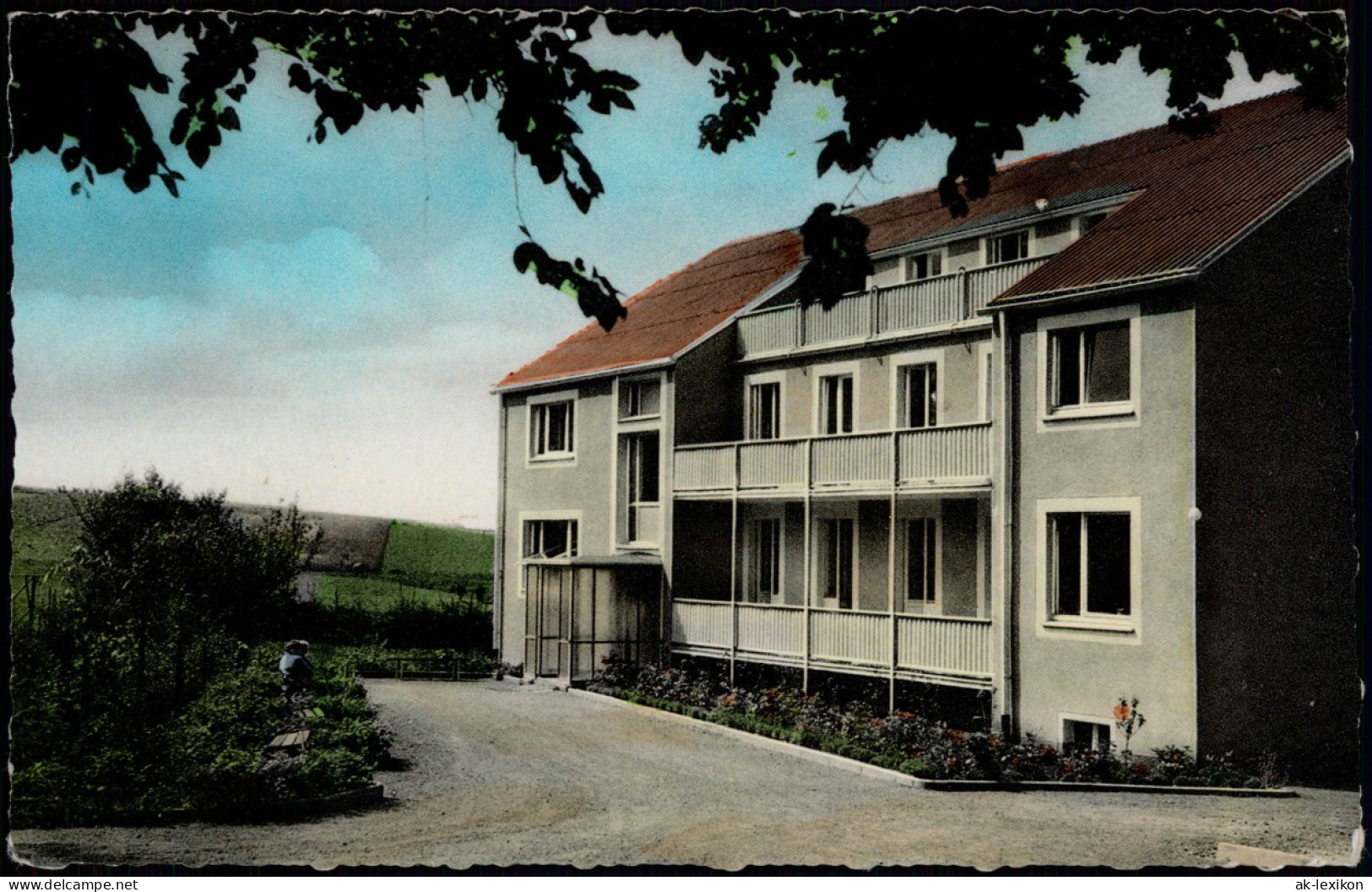 Ansichtskarte Mündersbach HAUS HUBERTUS - Color AK 1954 - Sonstige & Ohne Zuordnung