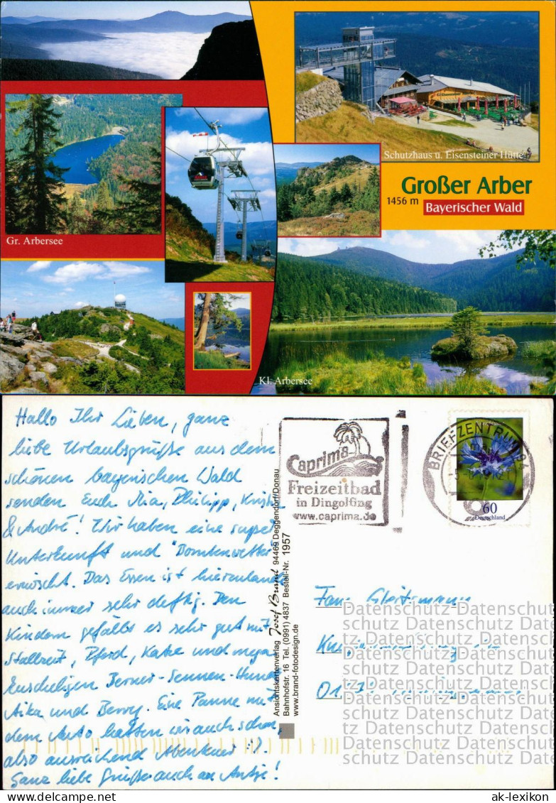 Ansichtskarte Bodenmais Großer Arber (Bayerischer Wald) Mehrbildkarte 2000 - Bodenmais