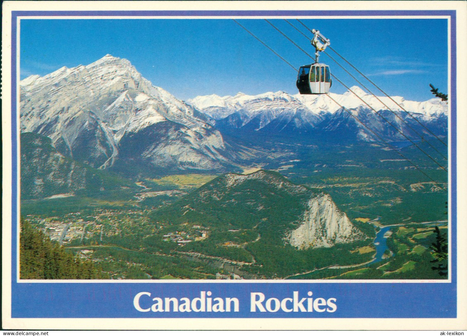 Kanada (allgemein) SULPHUR MOUNTAIN GONDOLA LIFT Overlooking Banff, Canada 1993 - Sin Clasificación