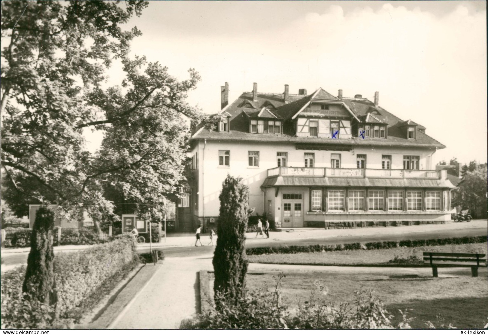 Ansichtskarte Hartha FDGB-Erholungsheim Forsthaus Zur DDR-Zeit 1975 - Hartha