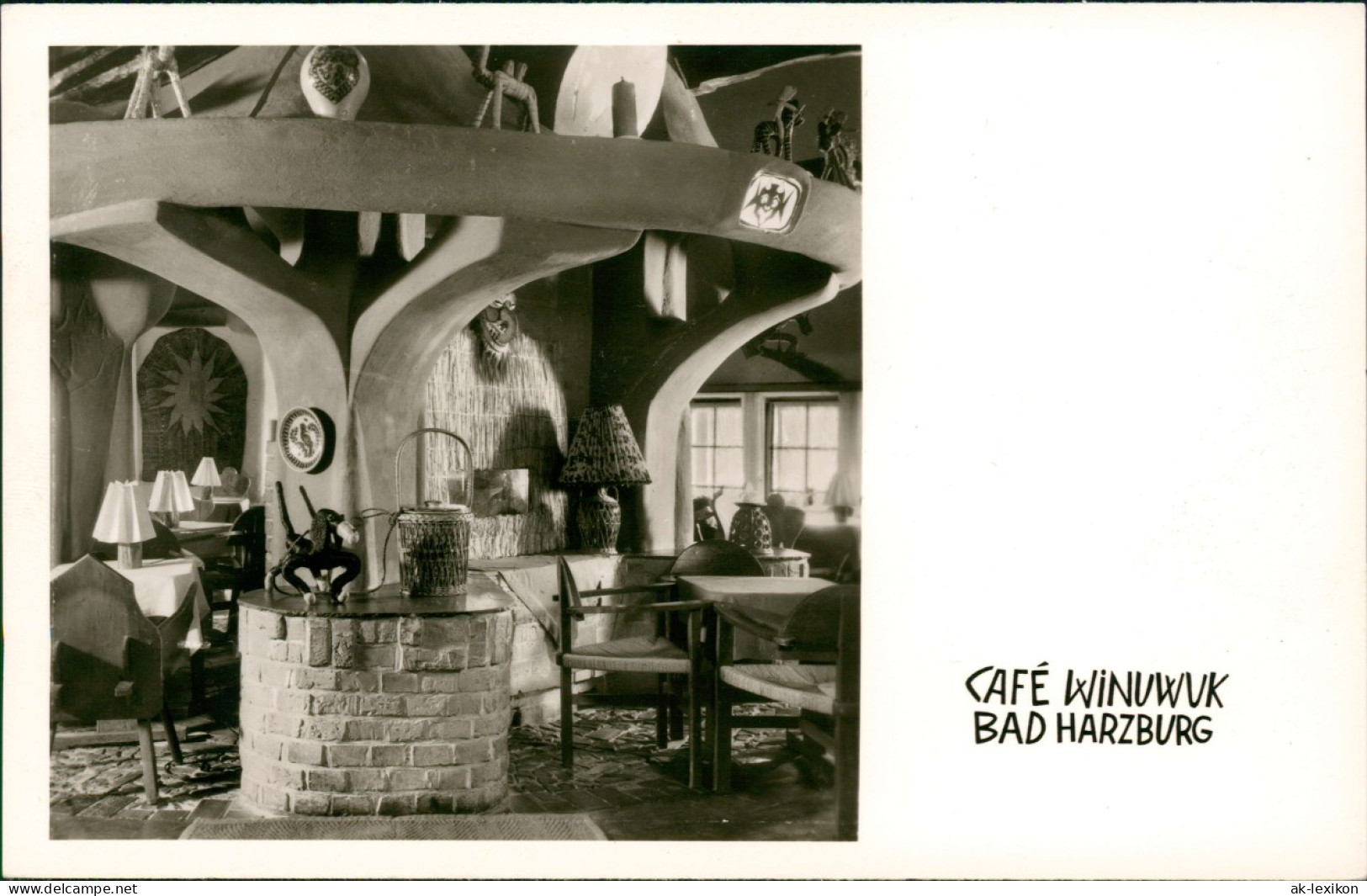 Ansichtskarte Bad Harzburg Kaffeehaus Winuwuk - Innen 1962 - Bad Harzburg