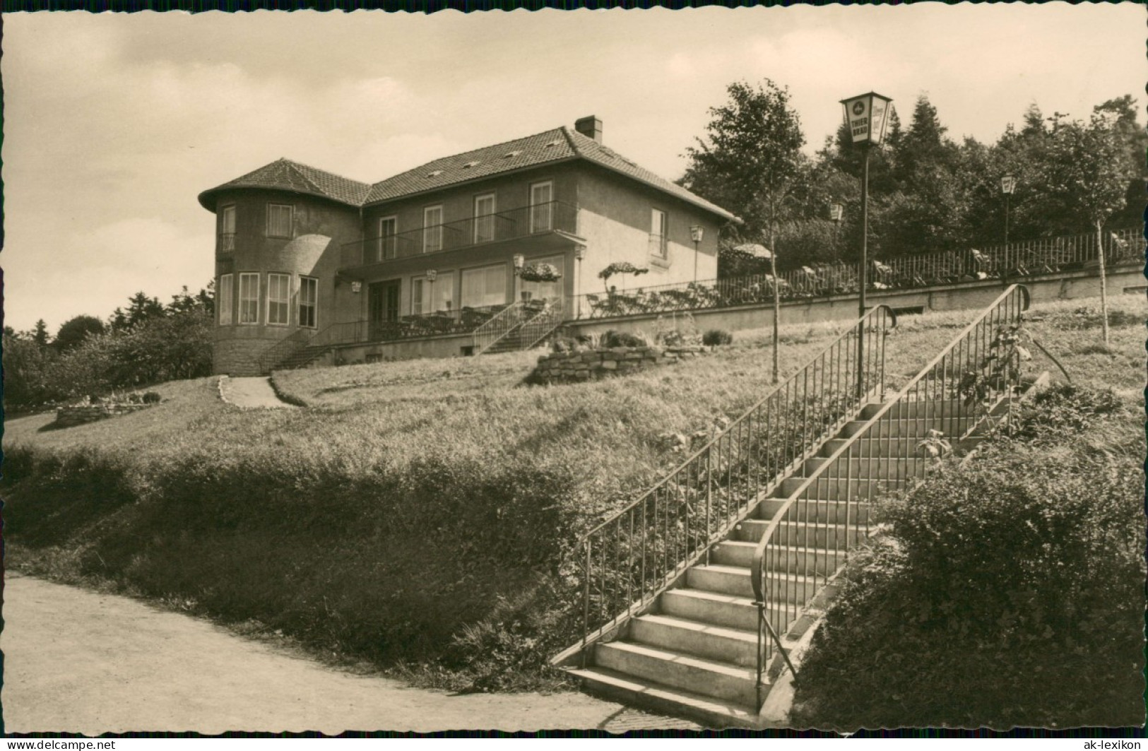 Ansichtskarte Nieheim Café, Hotel, Restaurant BERGHOF 1962 - Sonstige & Ohne Zuordnung