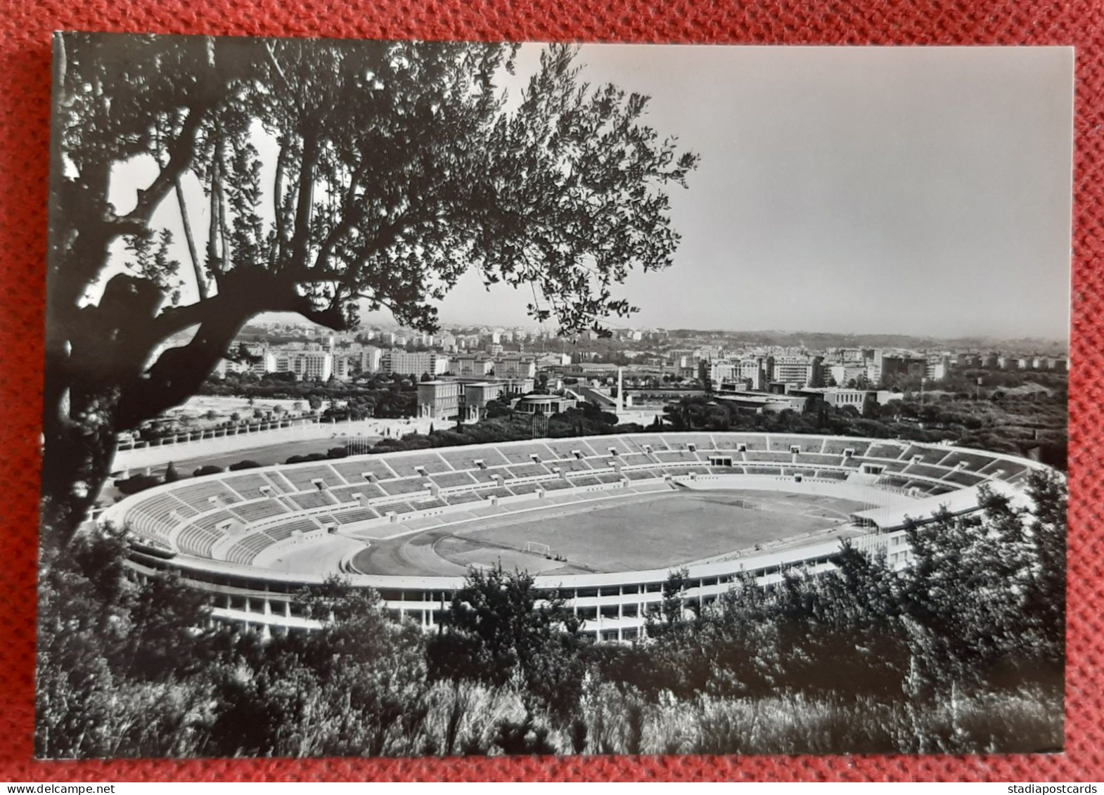 Roma AS Lazio Olimpico Olympic Centomila Stadium Cartolina Stadio Postcard Stadion AK Carte Postale Stade Estadio CP - Football