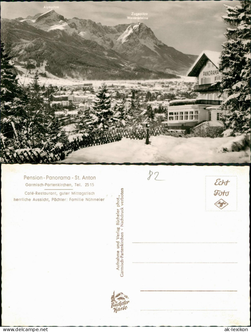 Garmisch-Partenkirchen Pension - Panorama - St. Anton Im Winter 1963 - Garmisch-Partenkirchen