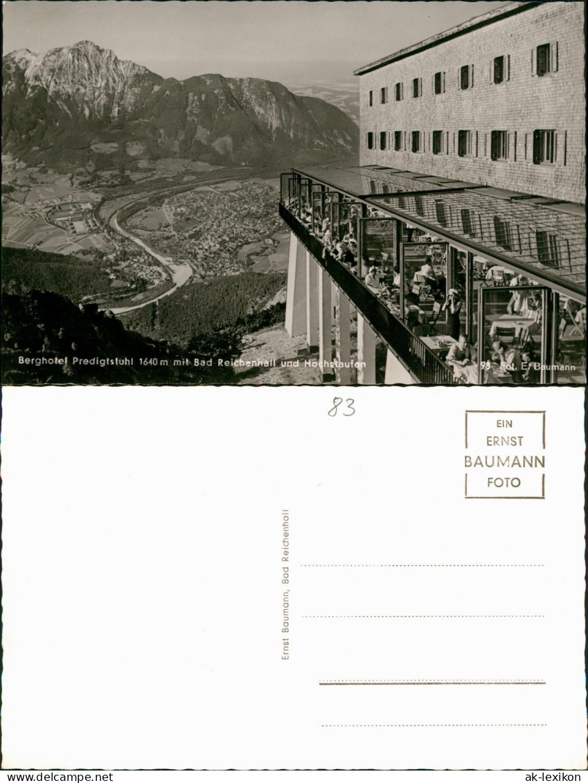 Ansichtskarte Predigtstuhl-Bad Reichenhall Berghotel Predigtstuhl 1964 - Bad Reichenhall