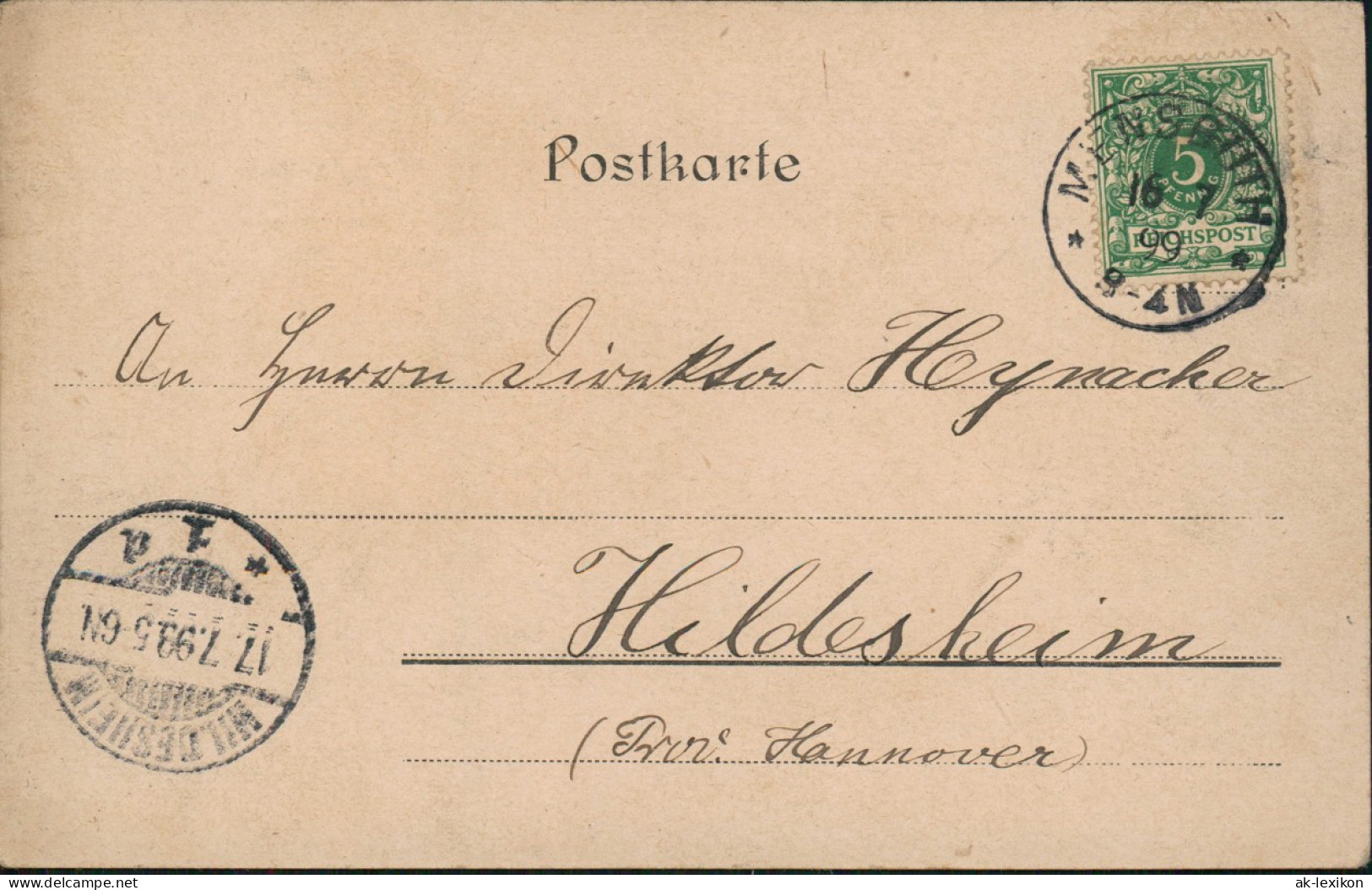 Bischofsburg (Ostpreußen) Biskupiec Alleestraße, Brandtners Conditorei 1899 - Ostpreussen