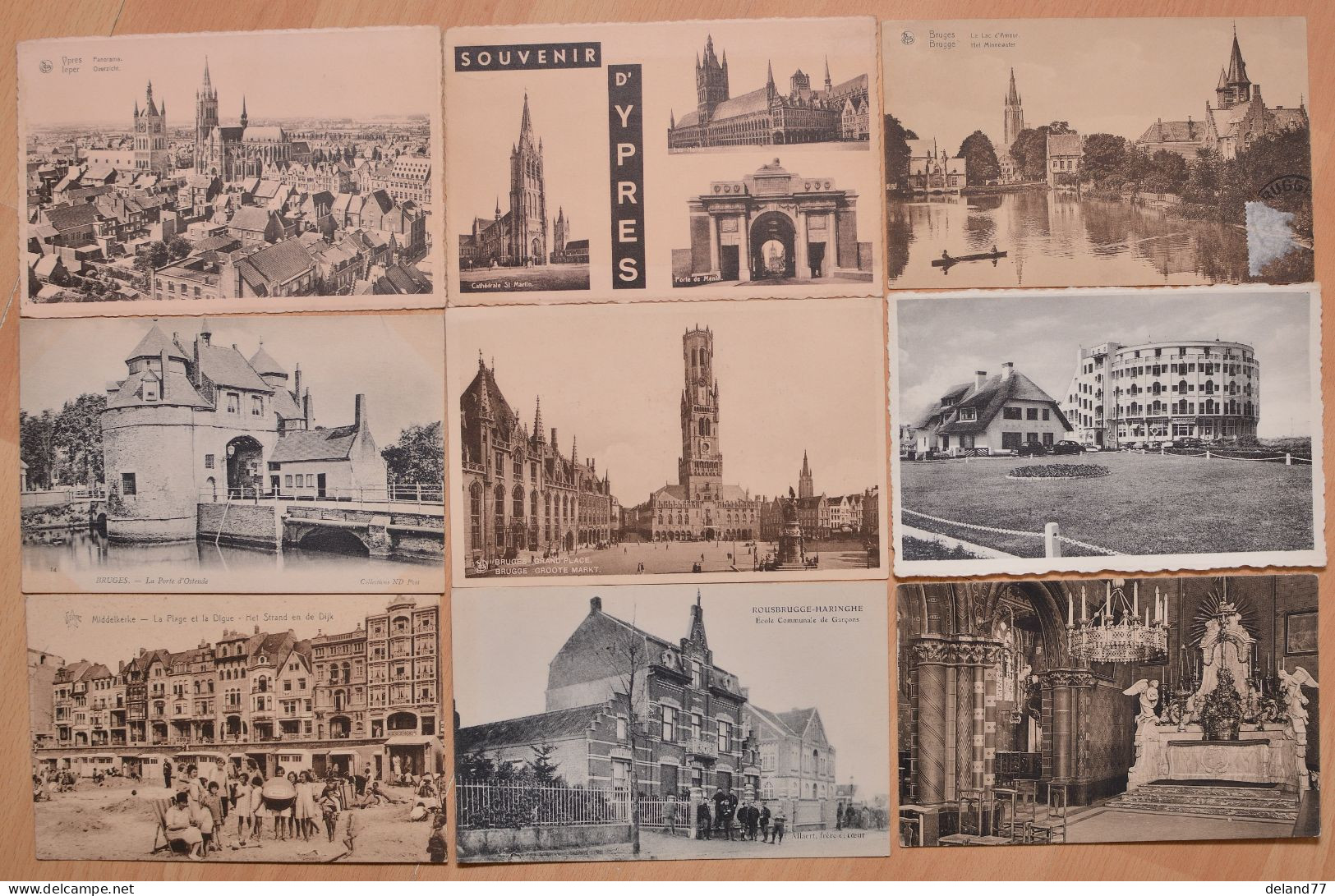 BELGIQUE Flandre Occidentale - LOT De 37 Cartes Postales - Divers - Sonstige & Ohne Zuordnung