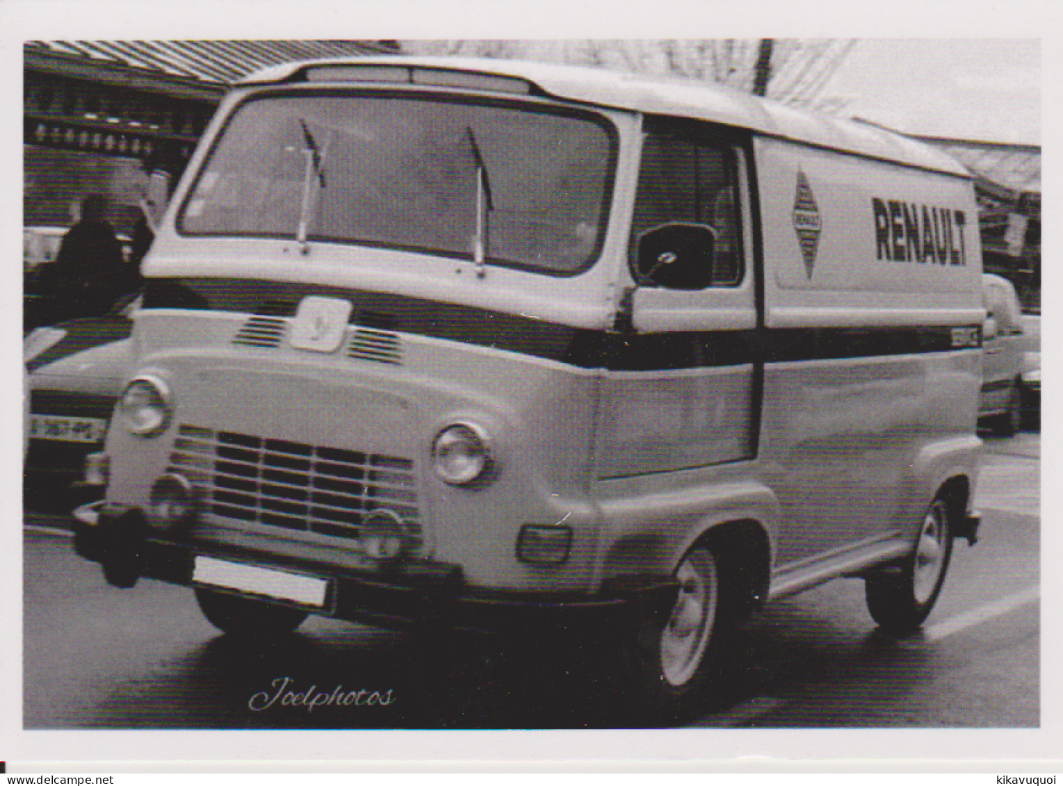 RENAULT ESTAFETTE REGIE RENAULT NOIR ET BLANC - CARTE POSTALE 10X15 CM NEUF - Passenger Cars