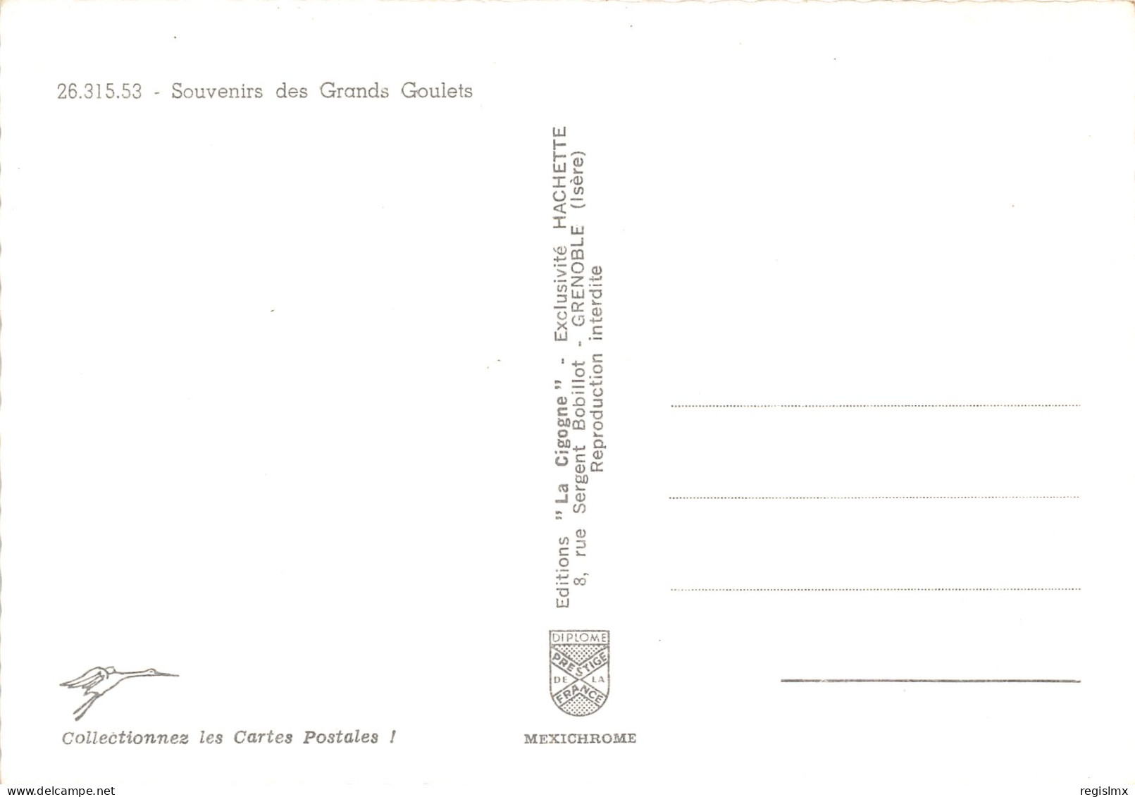 26-ROUTE DES GRANDS GOULETS-N°1011-B/0287 - Autres & Non Classés