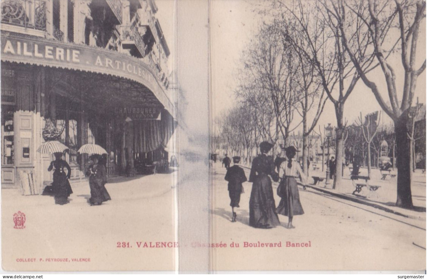 CPA VALENCE CHAUSSEE DU BOULEVARD BANCEL - Valence