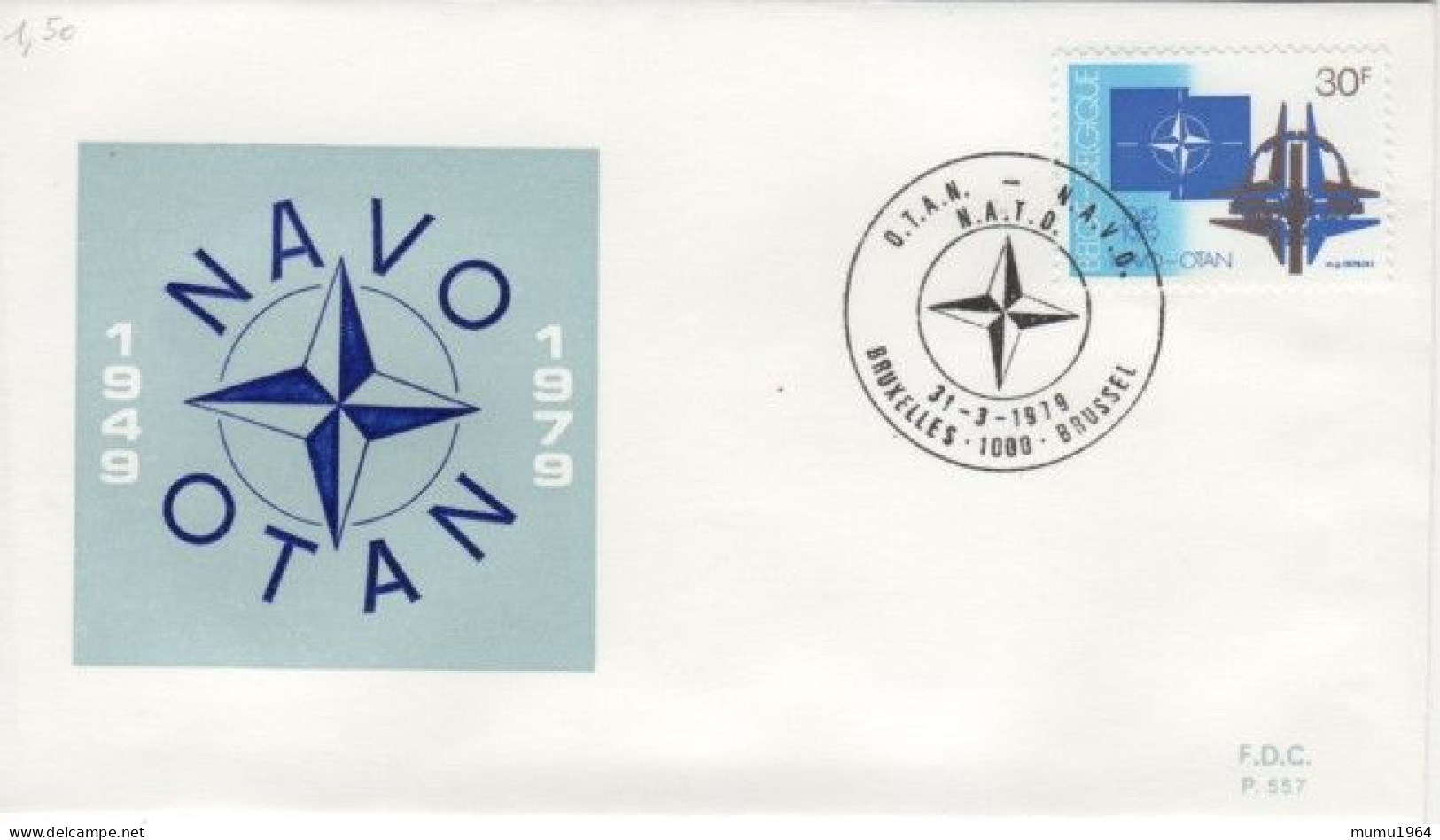 COB - FDC N° 557 - Timbre N° 1927 - 1971-1980