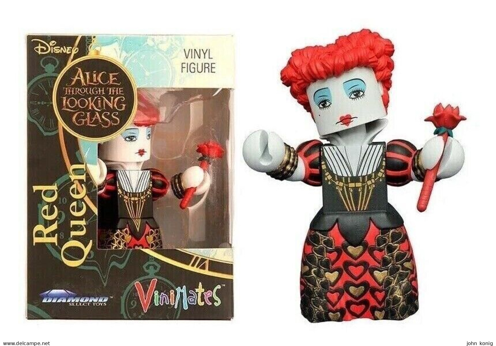 DISNEY ACTION FIGURE - NEW/MINT - Diamond Select Alice Through The Looking Glass Red Queen Vinimate Vinyl Figure - Disney