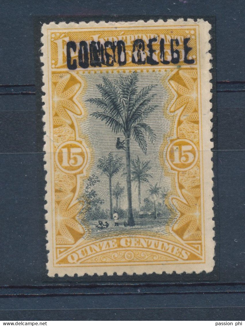 BELGIAN CONGO 1909 ISSUE COB 32 L4 USED - Usados