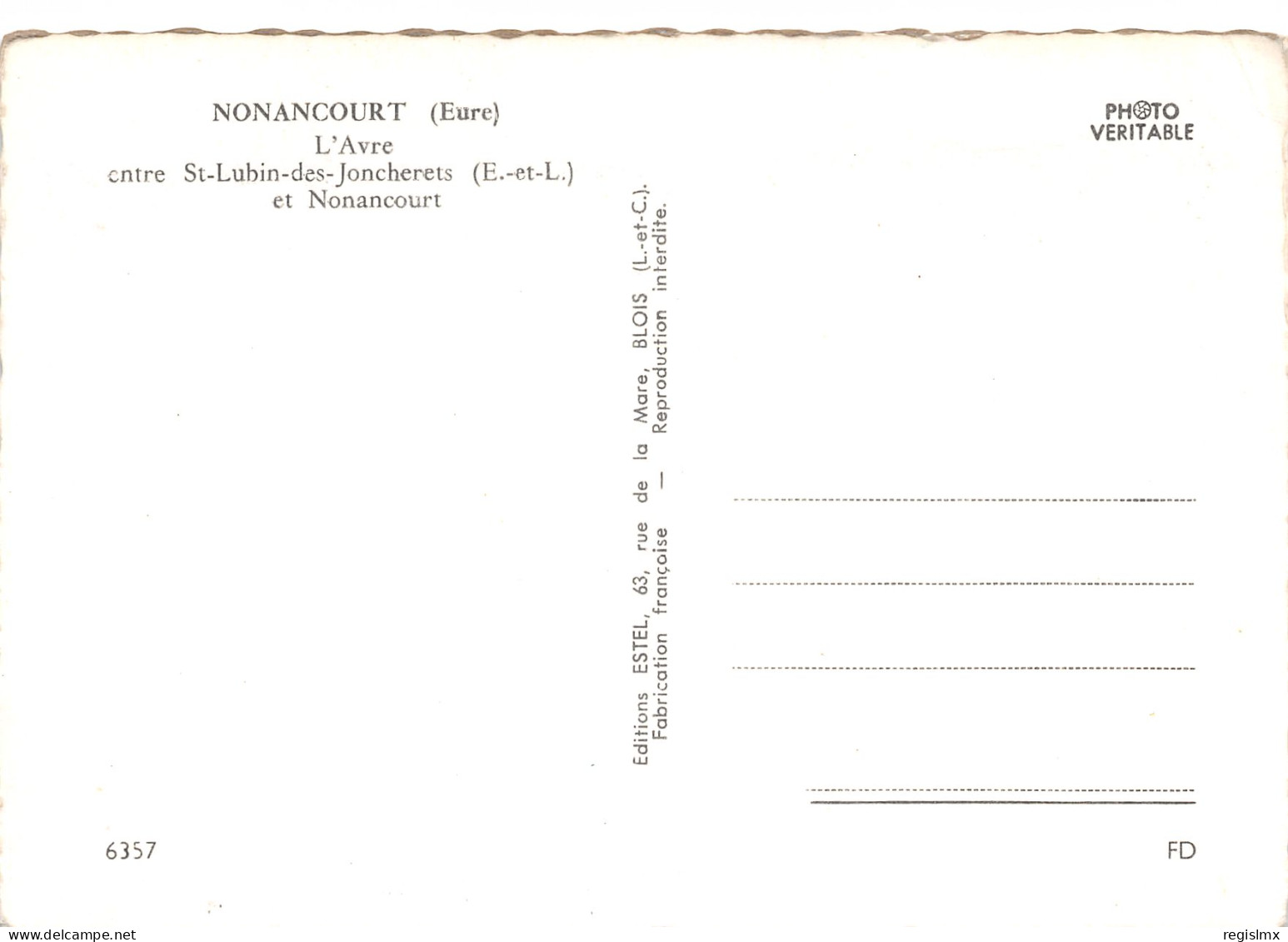 27-NONANCOURT-N°1011-C/0437 - Sonstige & Ohne Zuordnung