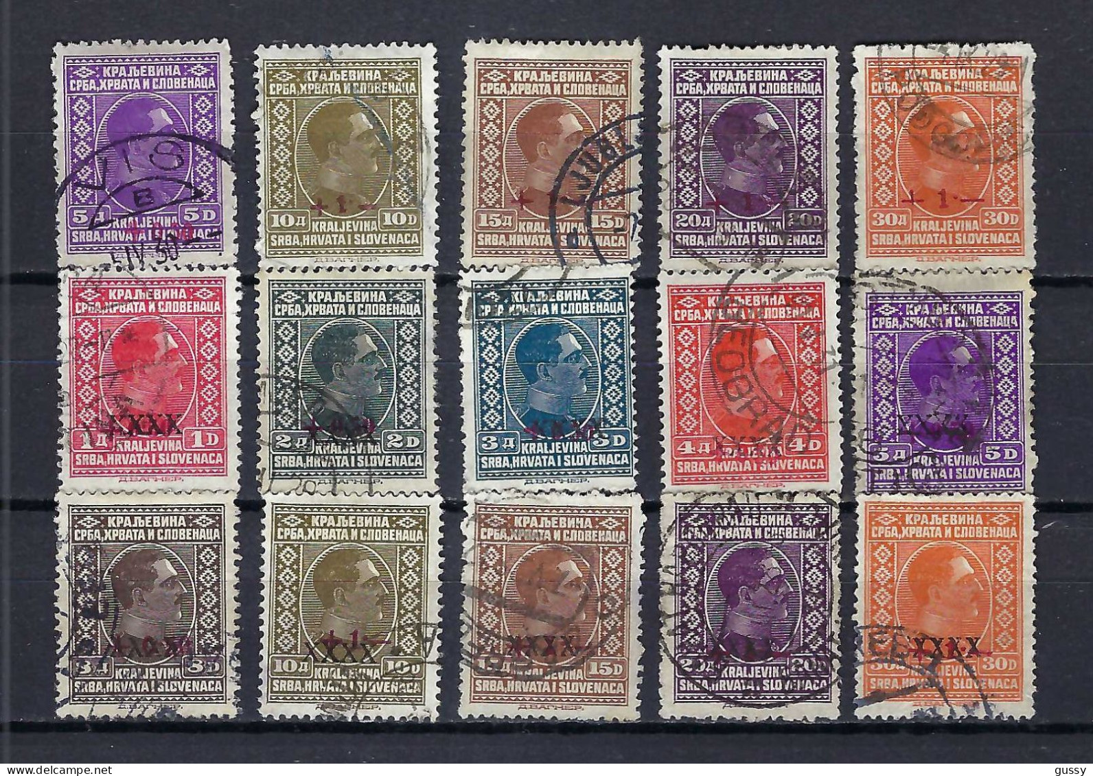 YOUGOSLAVIE Ca.1926: Lot D'obl. - Used Stamps