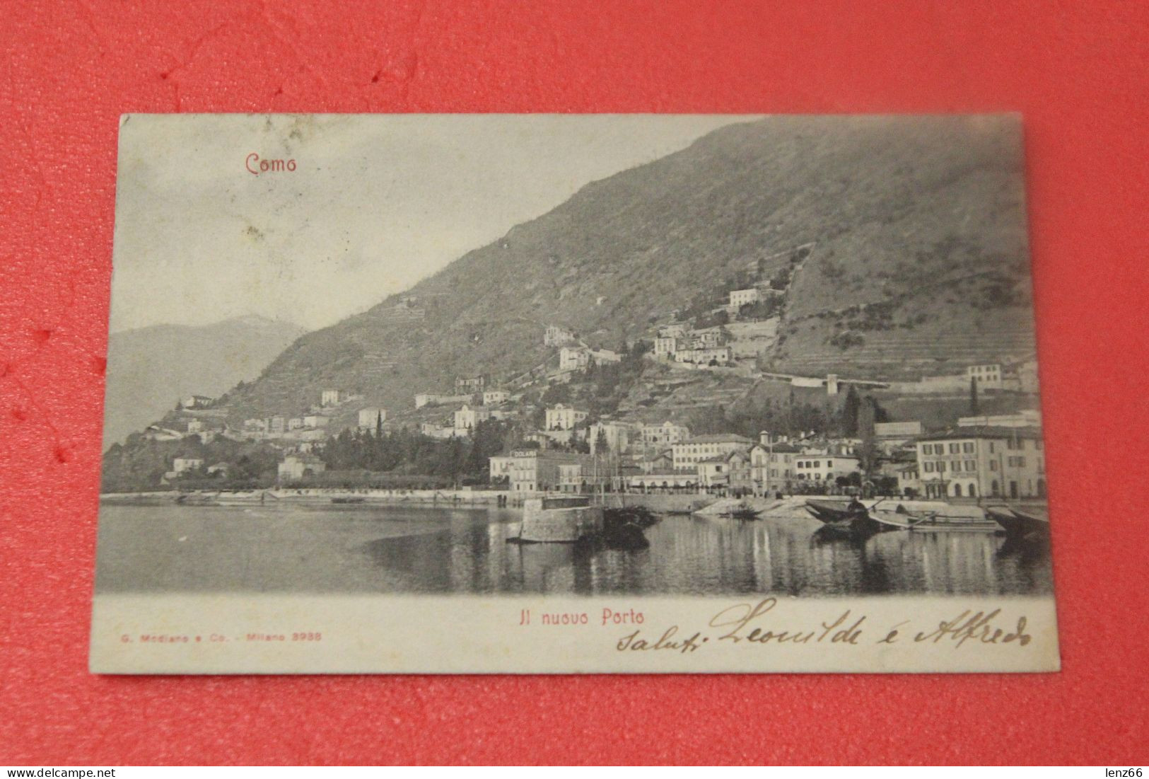 Lago Di Como Il Nuovo Porto 1902 Ed. Modiano - Como