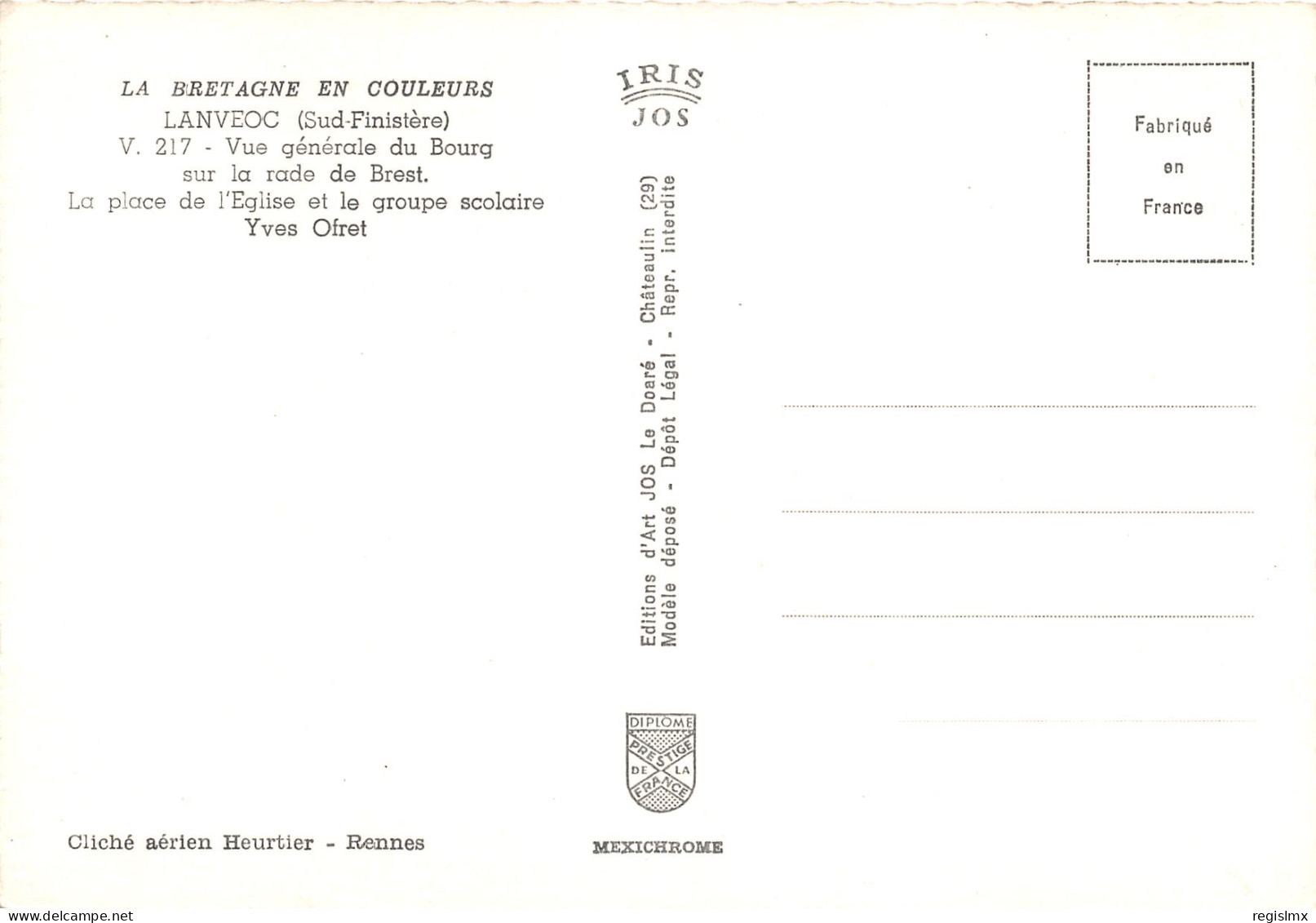 29-LANVEOC POULMIC-N°1012-E/0427 - Other & Unclassified