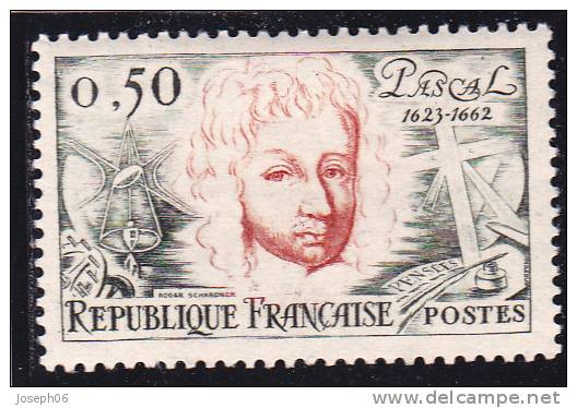 FRANCE    1962  Y.T. N° 1344  NEUF** - Nuevos