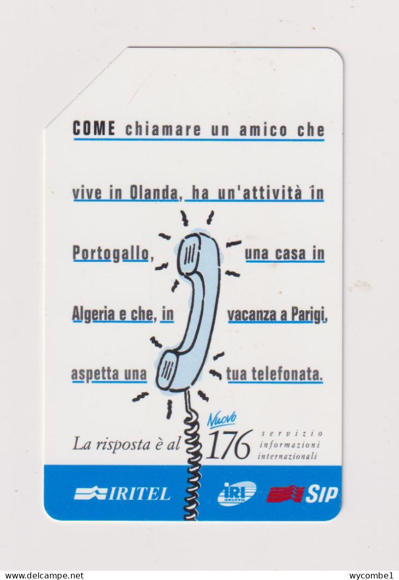 ITALY -   Iretel Urmet  Phonecard - Publiques Ordinaires