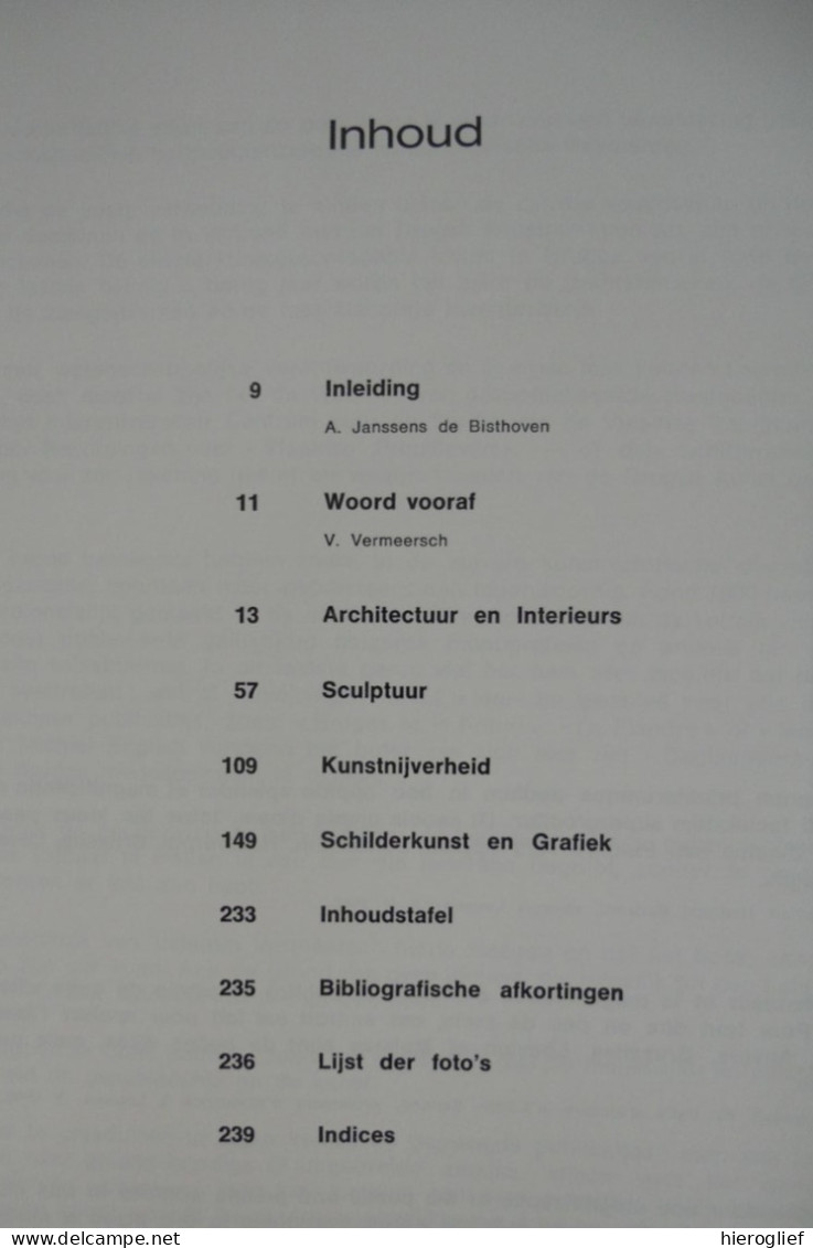 Brugges kunstbezit 2 delen = 100 kunsthistorische opstellen door Dr. Valentin Vermeersch Brugge achitectuur kunst musea