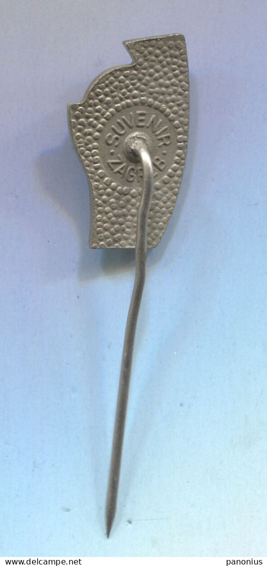KK CIBONA Zagreb Croatia, Vintage Pin Badge Abzeichen - Pallacanestro