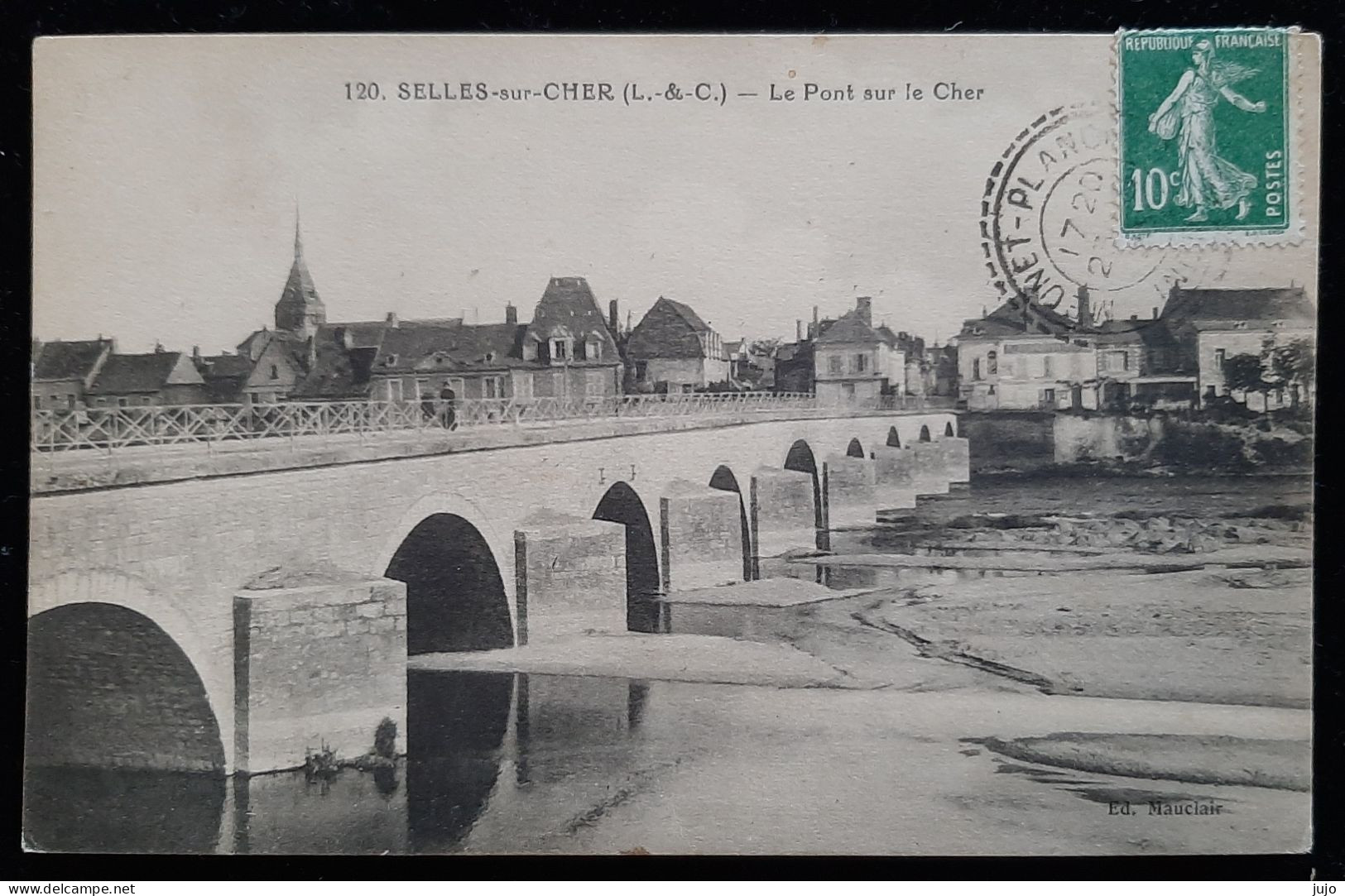 41 - SELLES Sur CHER (L.&.C.) - Le Pont Sur Le Cher - Selles Sur Cher