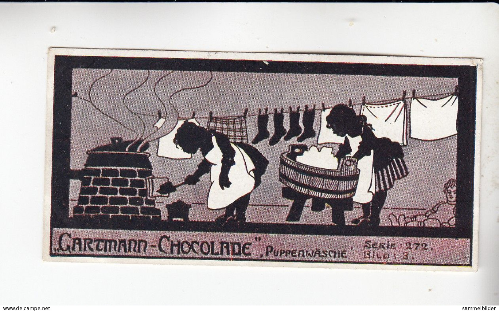 Gartmann  Die Kleine Hausfrau  Pupenwäsche    Serie 272 #3 Von 1909 - Other & Unclassified
