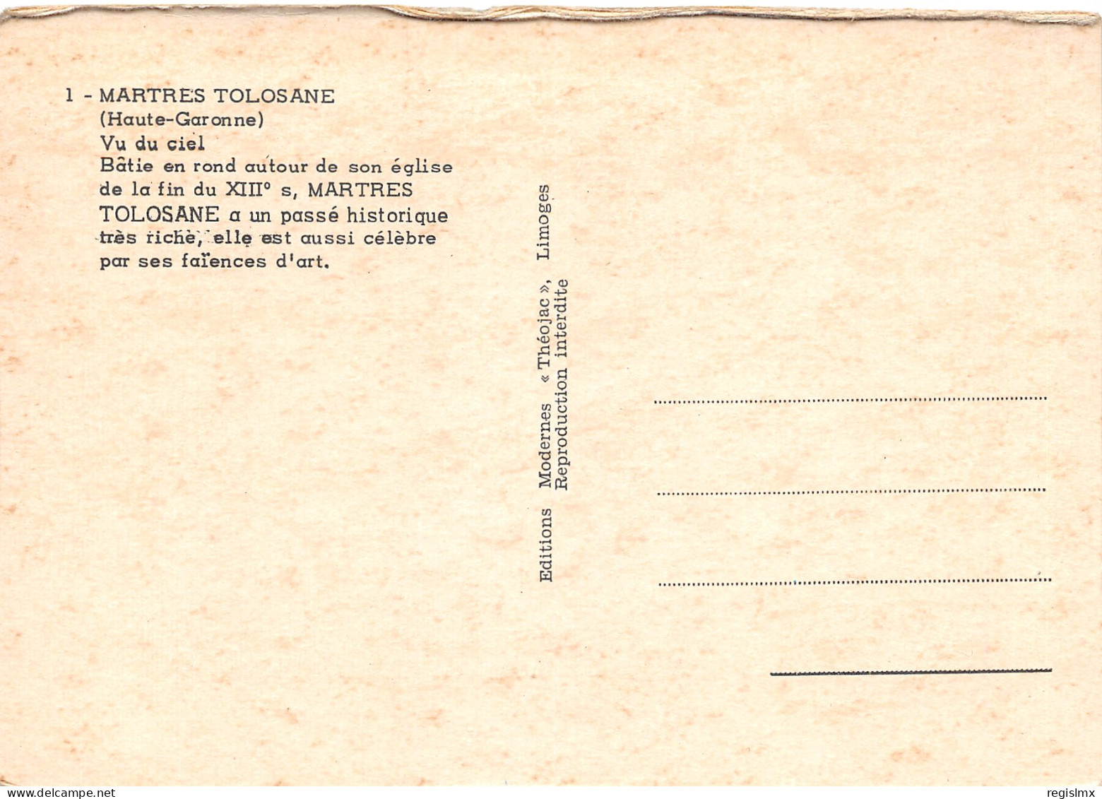 31-MATRES TOLOSANE-N°1013-D/0059 - Other & Unclassified