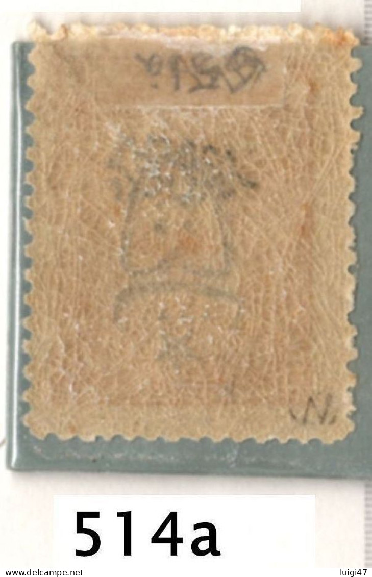 1917 - Impero Ottomano N° 514a - Soprastampato - Unused Stamps