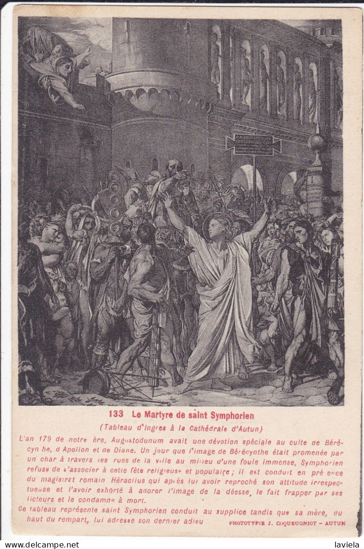 71 AUTUN - Tableau "Le Martyre De Saint-Symphorien" Dans La Cathédrale - Autun