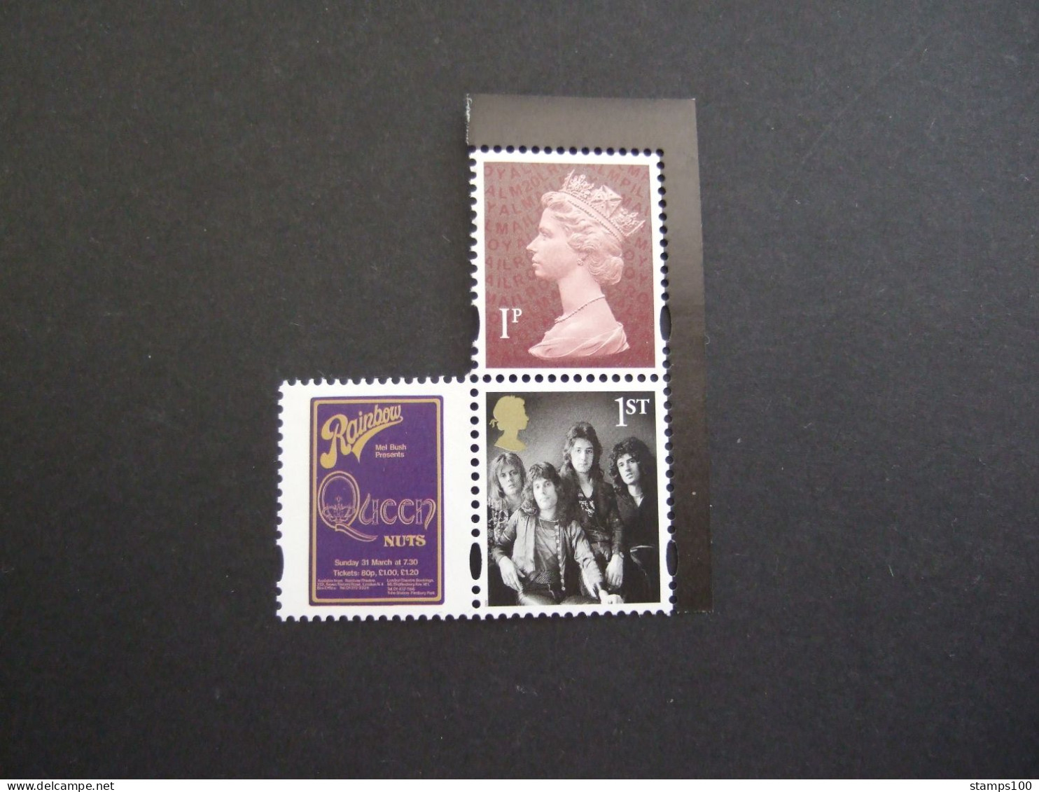 2020 GB ROYAL MAIL DY35 QUEEN FROM COMMEMORATIVE PRESTIGE BOOK STAMP PANE 4 MNH ** (Q14-TVN) - Ungebraucht