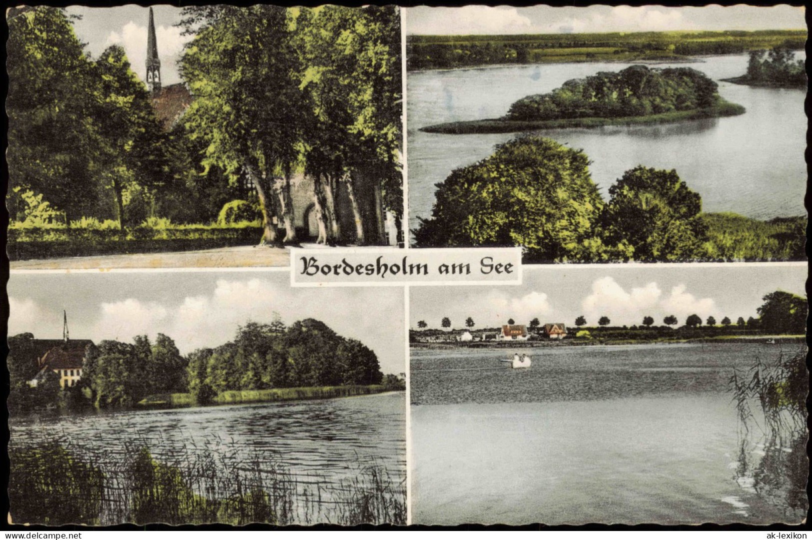 Ansichtskarte Bordesholm Mehrbildkarte Mit 4 Ortsansichten 1960 - Andere & Zonder Classificatie