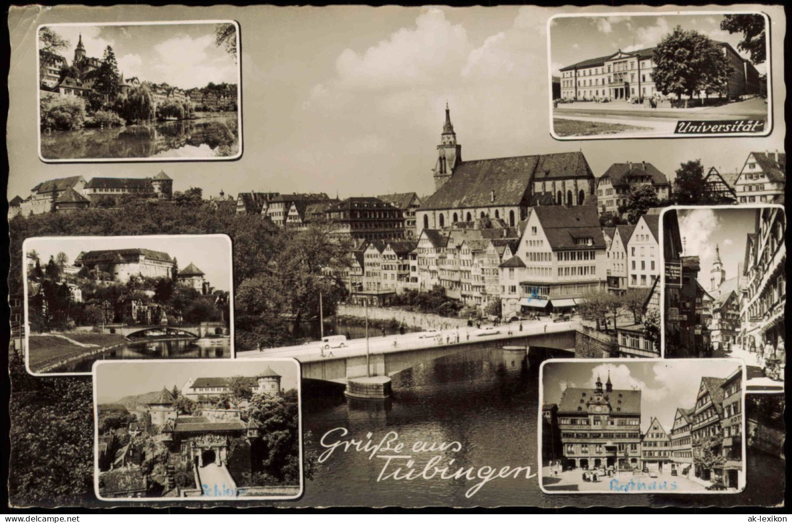 Ansichtskarte Tübingen Stadtteilansichten, Stadt M. Brücke MB 1962 - Tuebingen