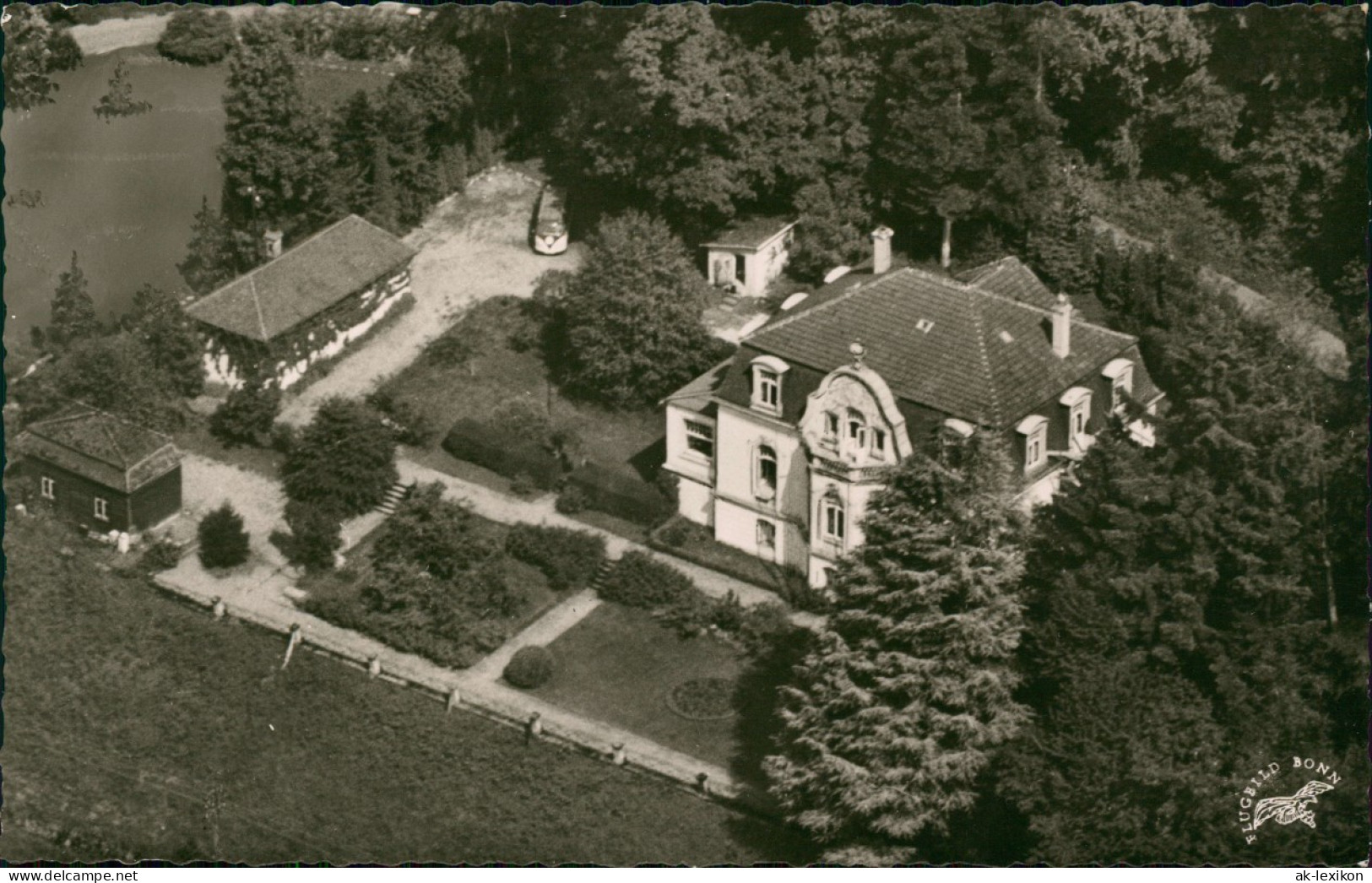 Ansichtskarte Laufenburg Luftbild Ferienheim Der Land-Elektra Würzburg 1961 - Altri & Non Classificati