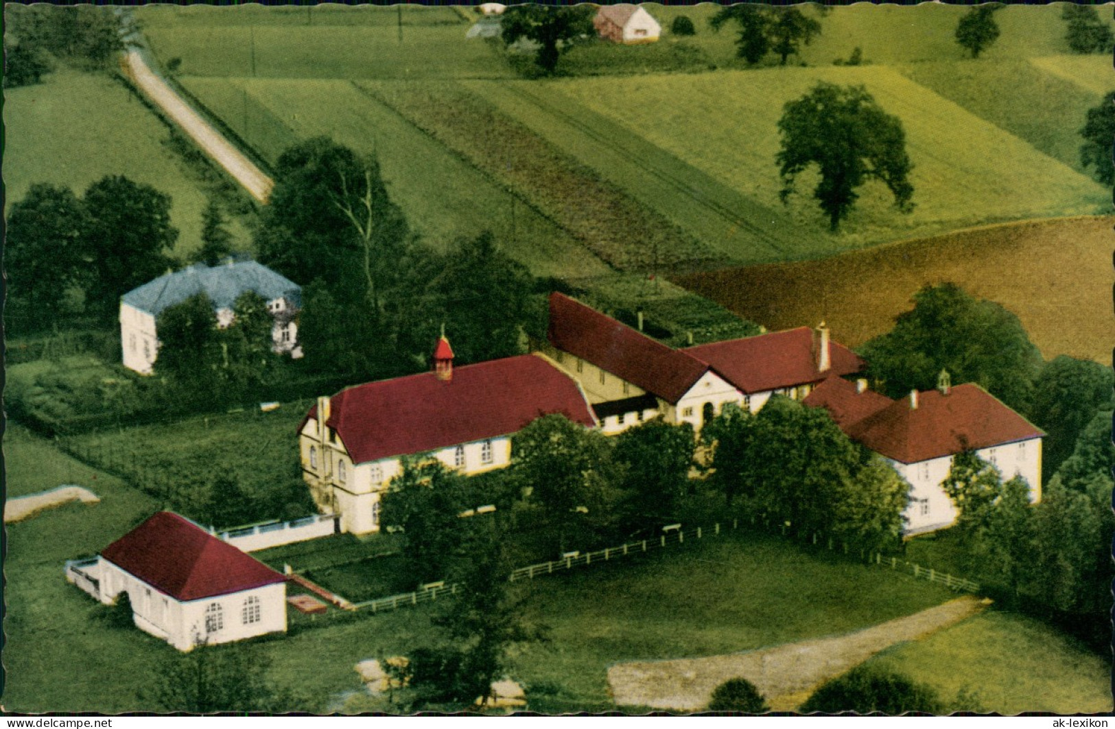 Ansichtskarte Schapen Luftbild Kr. Lingen (Ems) 1962 - Autres & Non Classés