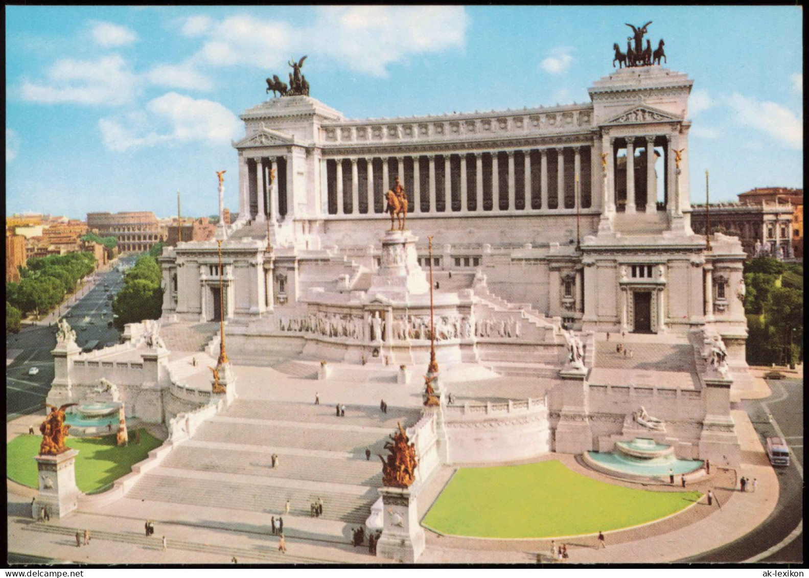 Cartoline Rom Roma Altare Della Patria Altar Des Vaterlandes 1970 - Other & Unclassified