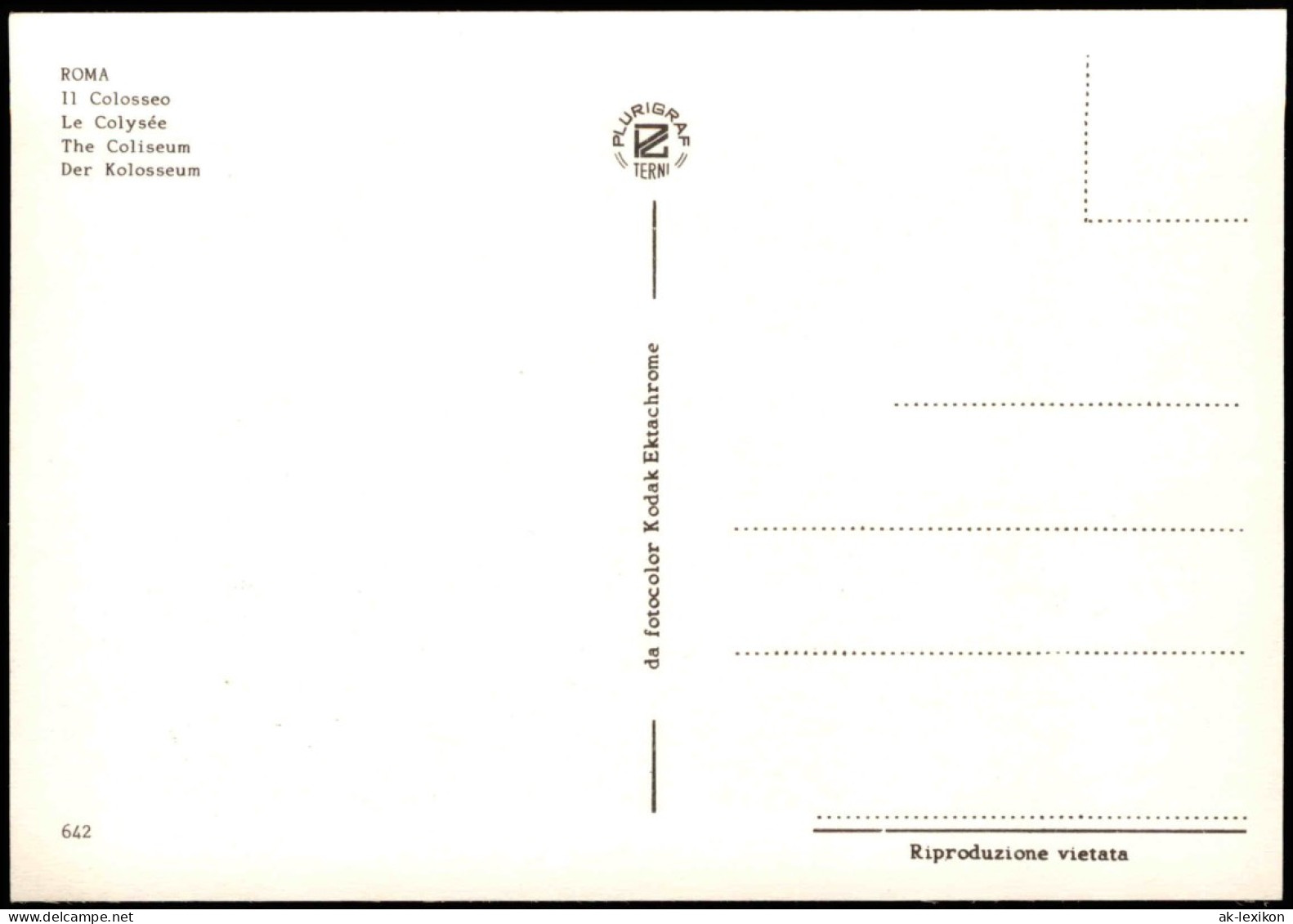 Cartoline Rom Roma Le Colysée The Coliseum 1970 - Autres & Non Classés