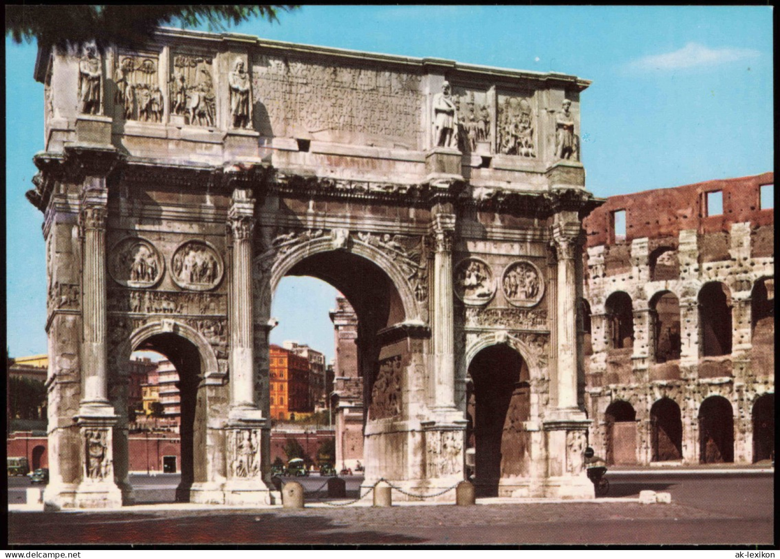 Cartoline Rom Roma Arco Di Costantino Der Costantinsbogen 1960 - Autres & Non Classés