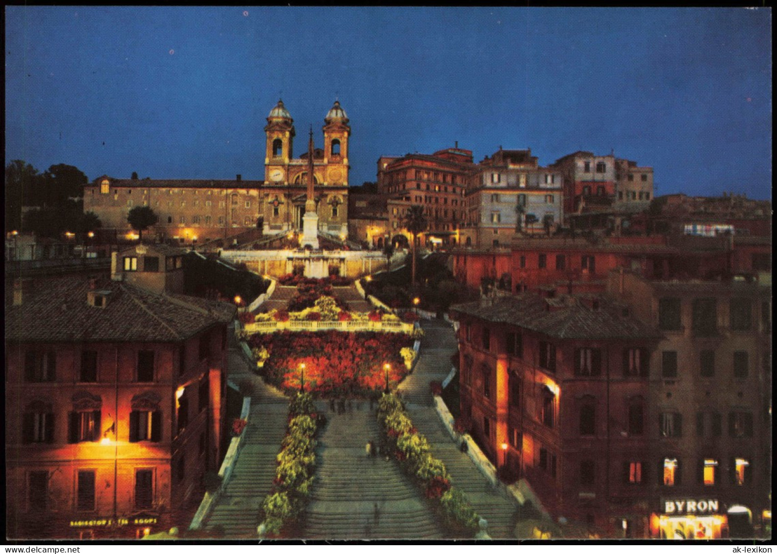 Rom Roma Stadtteilansicht Piazza Di Spagna - Trinità Dei Monti 1970 - Other & Unclassified