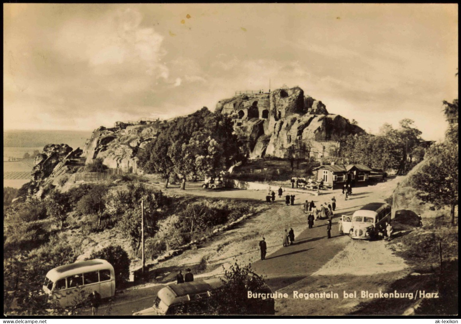 Ansichtskarte Blankenburg (Harz) Burg Burgruine Regenstein Zur DDR-Zeit 1966 - Andere & Zonder Classificatie