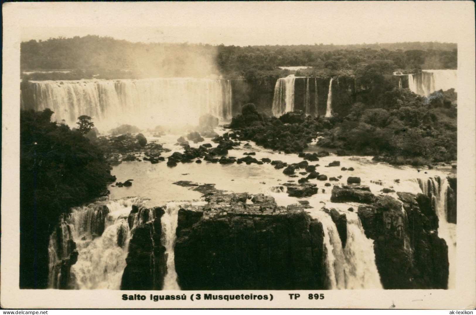 Argentinen Argentina Wasserfälle Salto Iguassú 3 Musqueteiros  Brasilien 1932 - Argentine